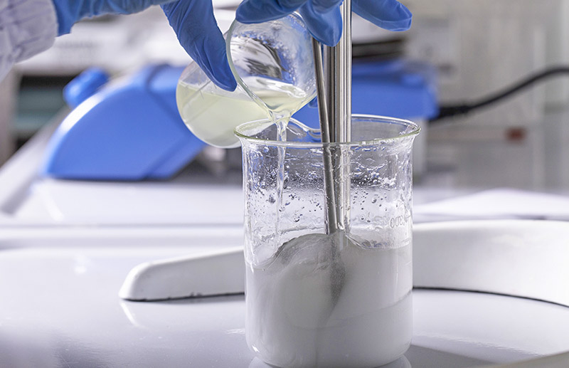 chemical mixing in a laboratory