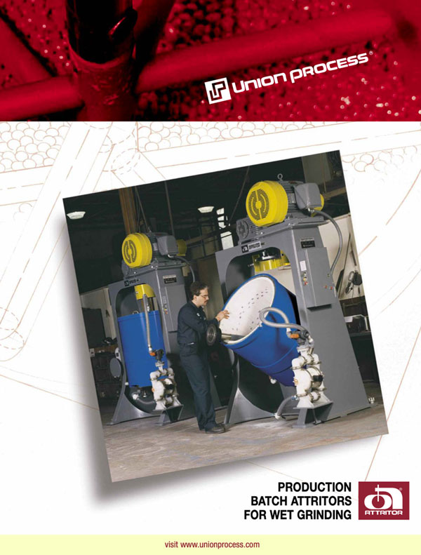 Cover for Wet Batch Attritors Literature