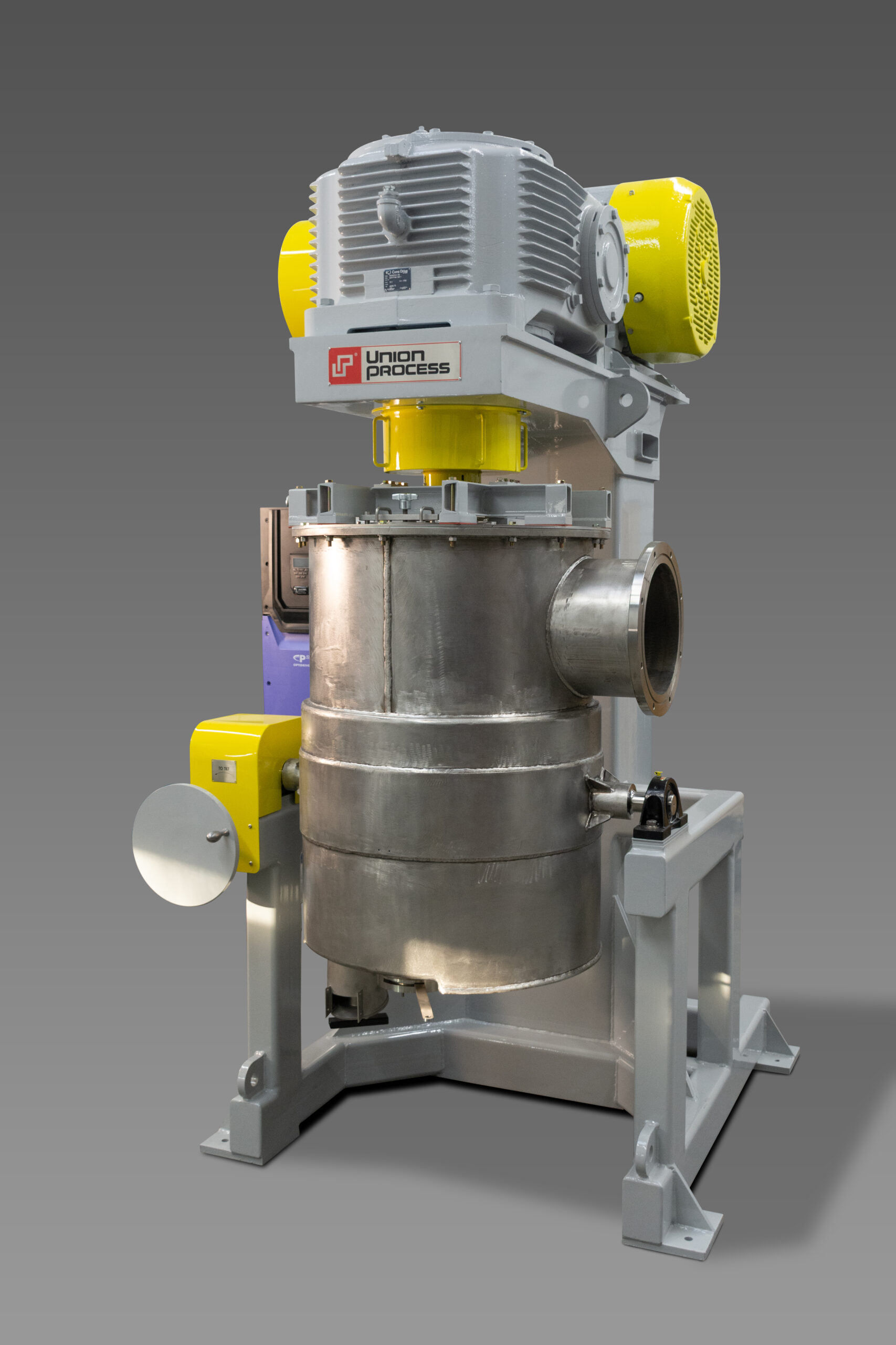 Side loading attritor