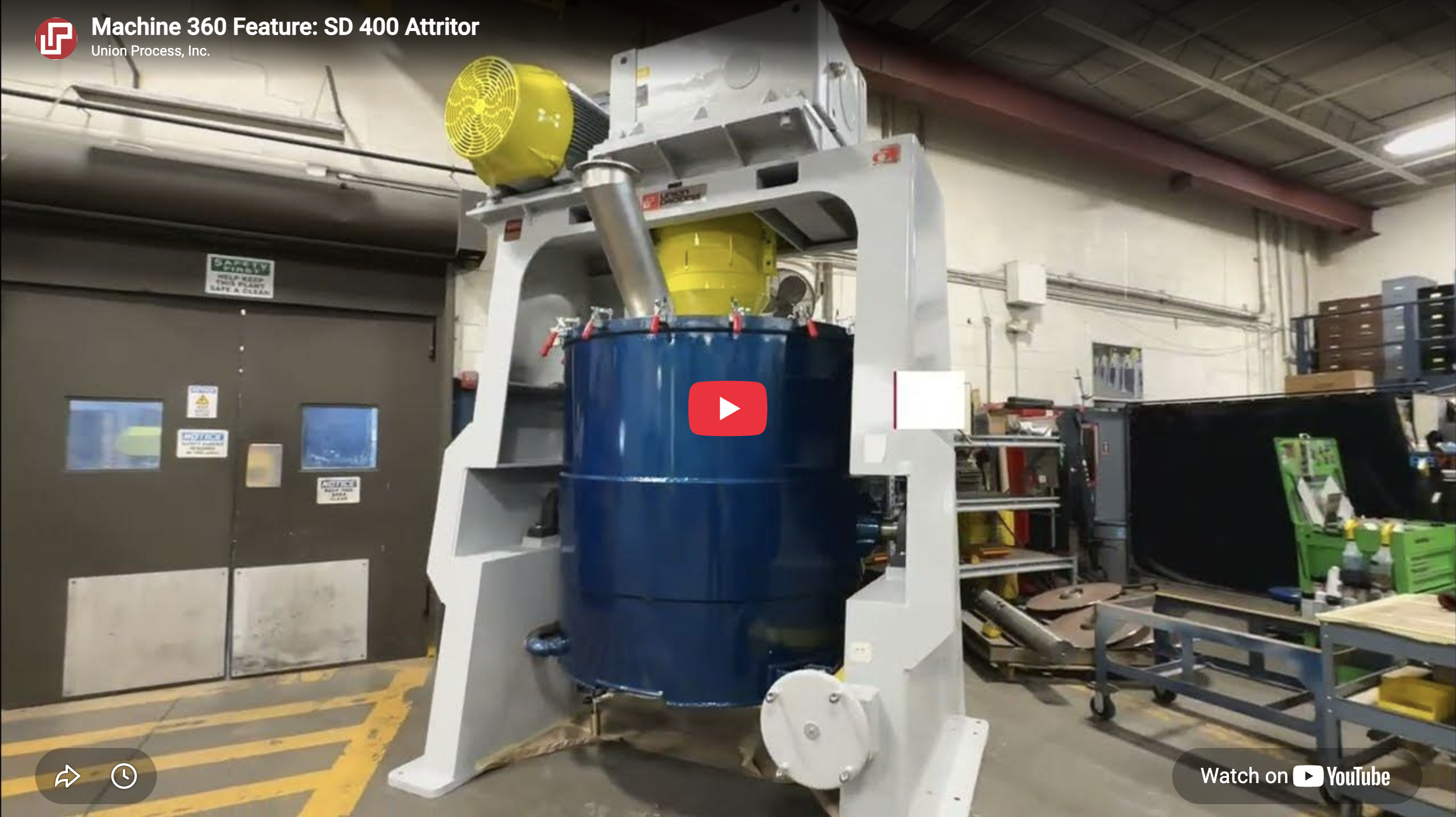360-Degree Video of the 400D Attritor